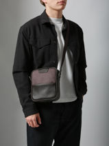 Sac Bandoulire Light Etrier Marron light ELIS729S-vue-porte