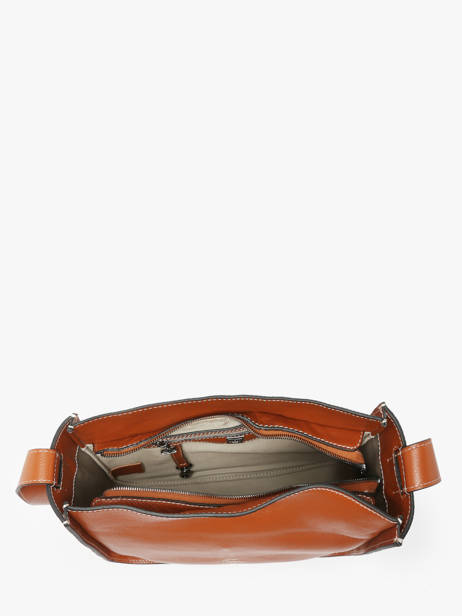Sac PortÃ© Ã©paule M Foudre Cuir Etrier Marron foudre EFOD087M vue secondaire 3