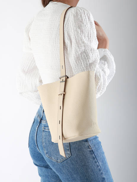 Sac Porté épaule Sac à Dos S Cavalier Cuir Etrier Beige cavalier ECLR126S vue secondaire 2