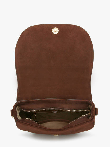 Sac Bandoulière M Lasso Cuir Etrier Marron lasso ELAS152M vue secondaire 3