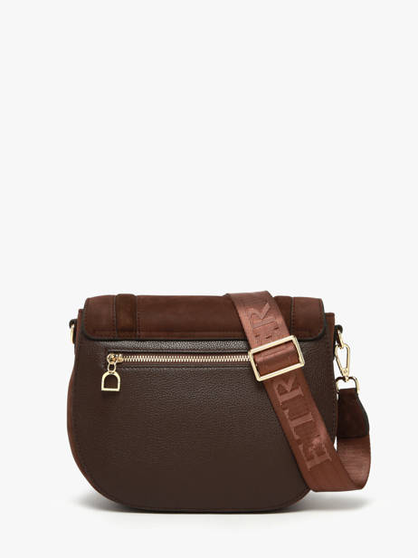 Sac Bandoulière M Lasso Cuir Etrier Marron lasso ELAS152M vue secondaire 4