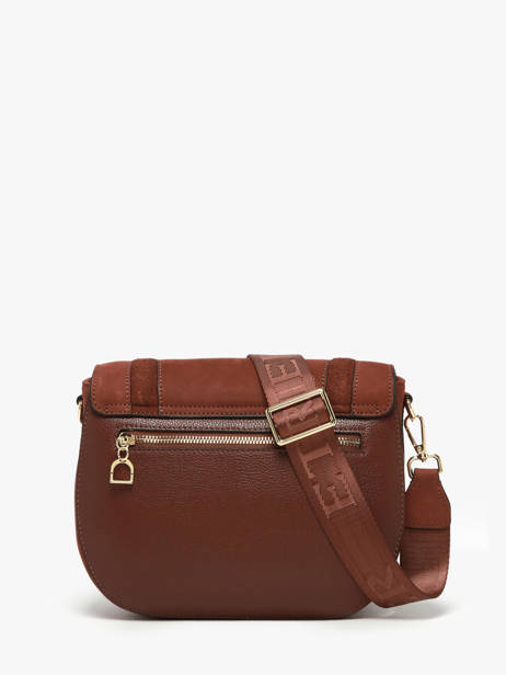 Sac Bandoulière M Lasso Cuir Etrier Marron lasso ELAS152M vue secondaire 4